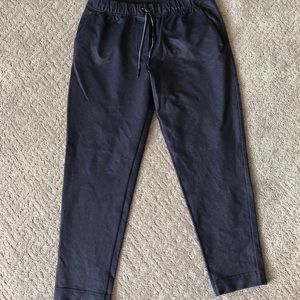Lululemon Jet Crop Denim Luon Naval Blue Size 6